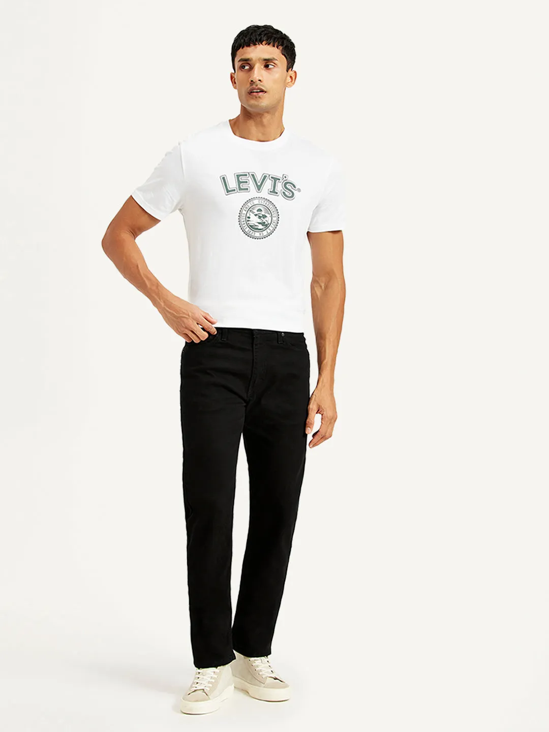 Men's 513 Slim Straight Fit Black Jeans