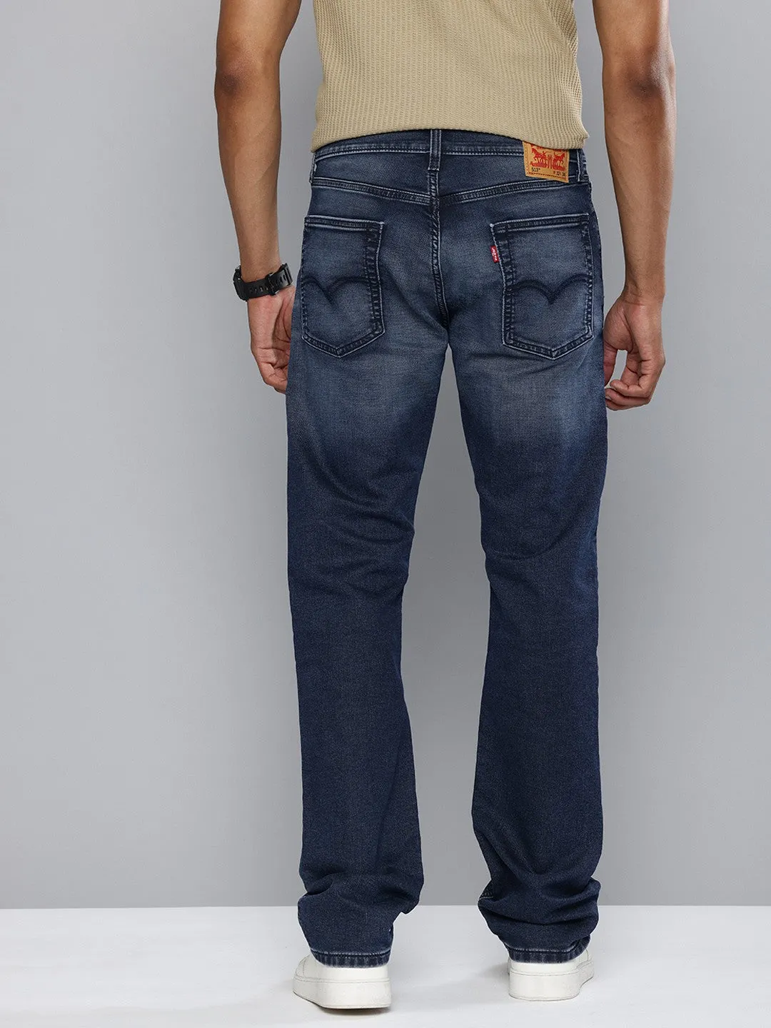 Men's 513 Slim Straight Fit Dark Blue Jeans