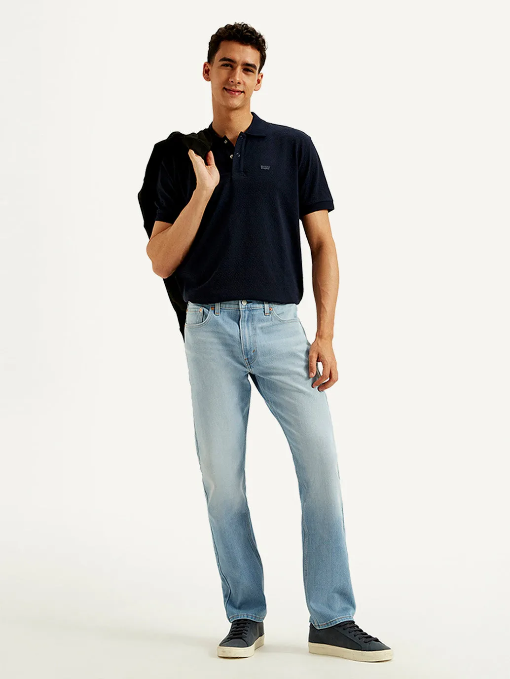 Men's 513 Slim Straight Fit Light-Blue Jeans