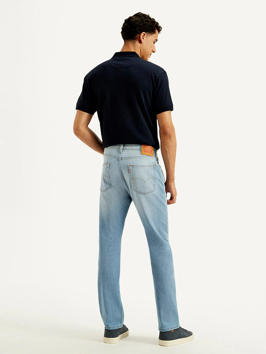 Men's 513 Slim Straight Fit Light-Blue Jeans