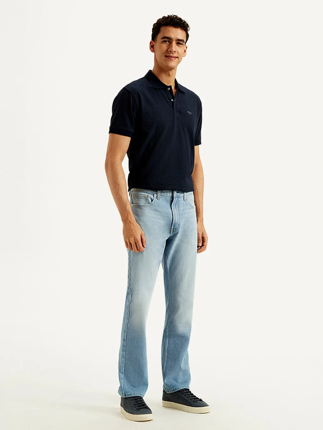 Men's 513 Slim Straight Fit Light-Blue Jeans