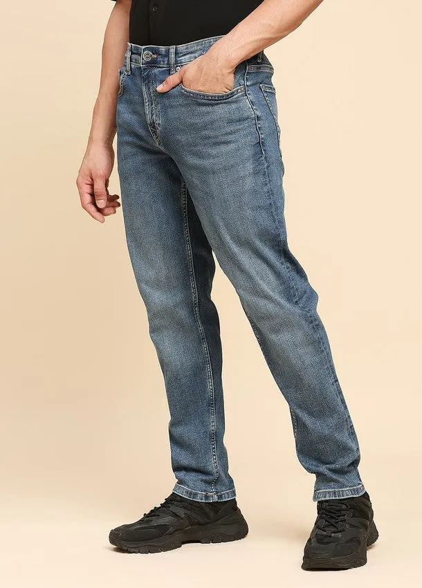 Men's Blue Sleek Jeans