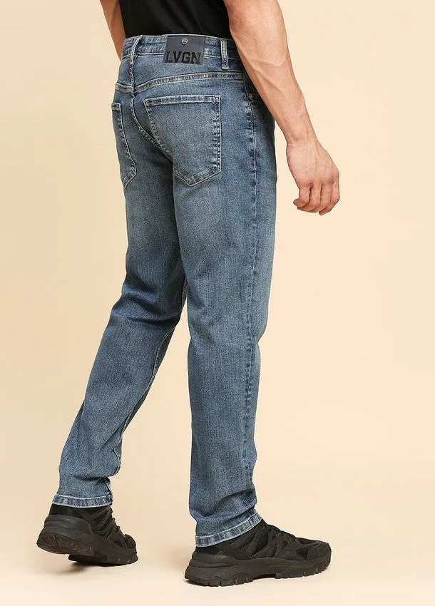Men's Blue Sleek Jeans