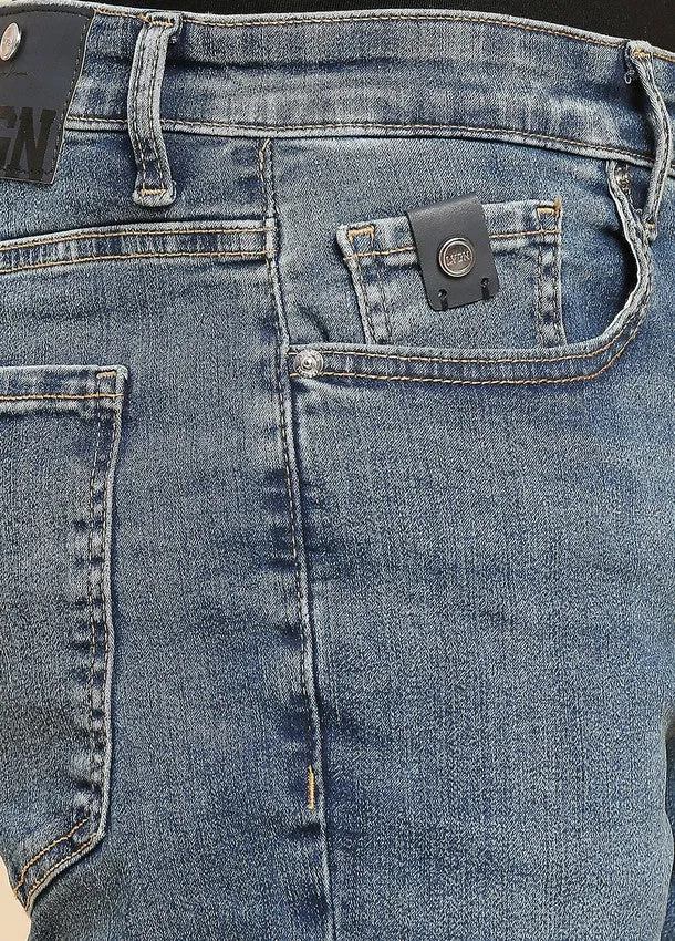 Men's Blue Sleek Jeans