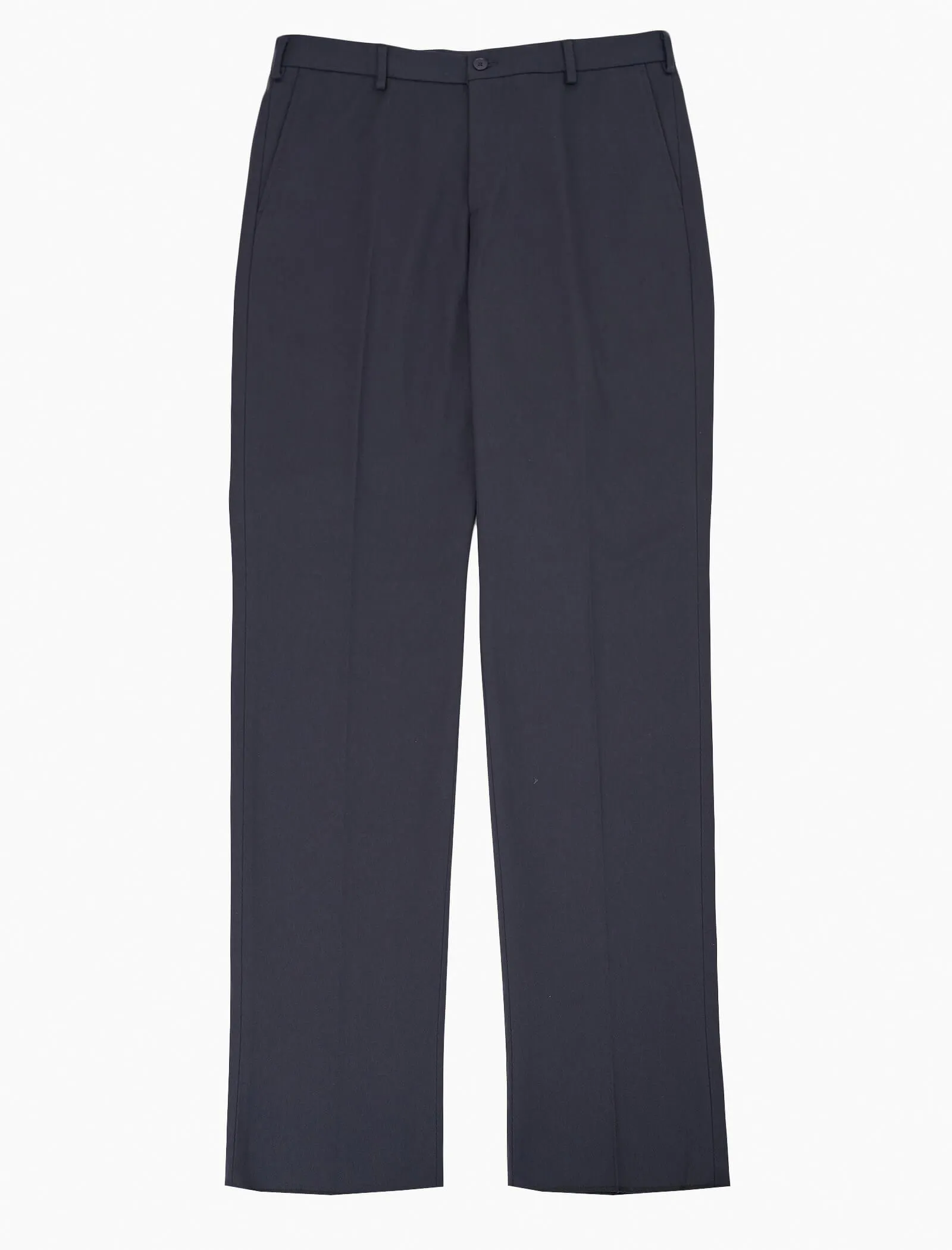 Navy Cavalry Twill Cotton Comfort Trousers