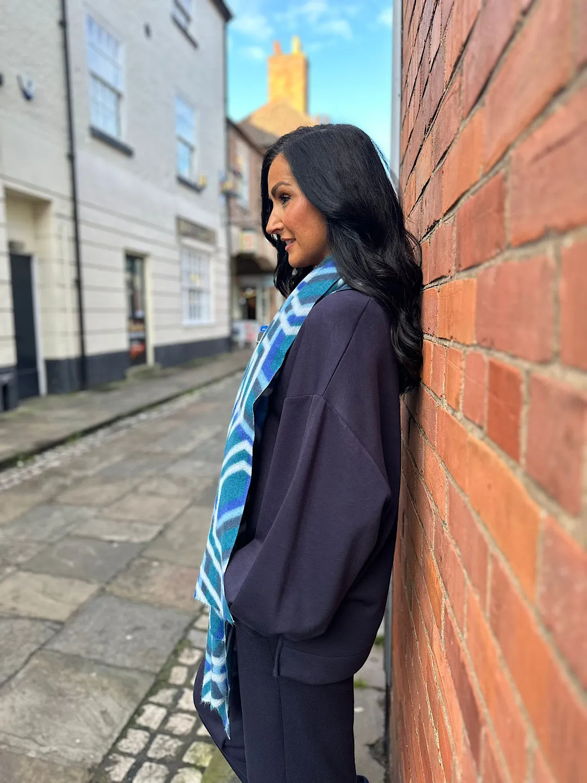 Navy Soft Comfort Sweatshirt Esme