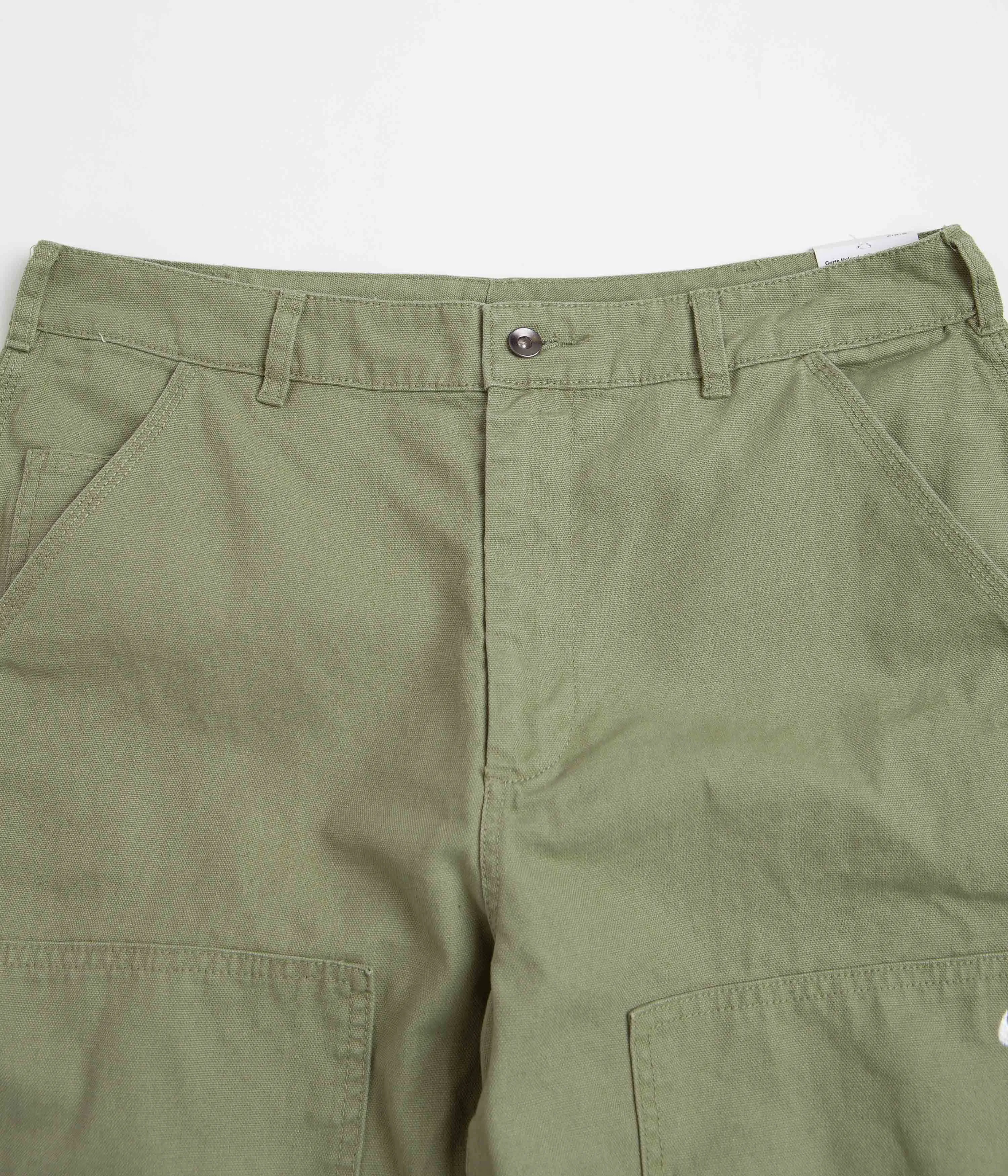 Nike Double Panel Unlined Pants - Oil Green / White