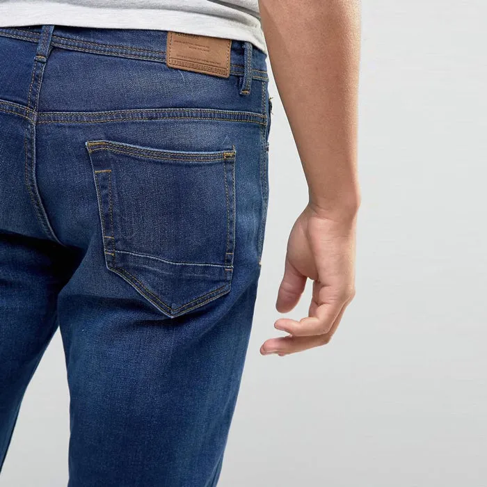P&B Sleek Medium Wash Blue Skinny Denim