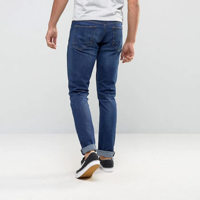 P&B Sleek Medium Wash Blue Skinny Denim