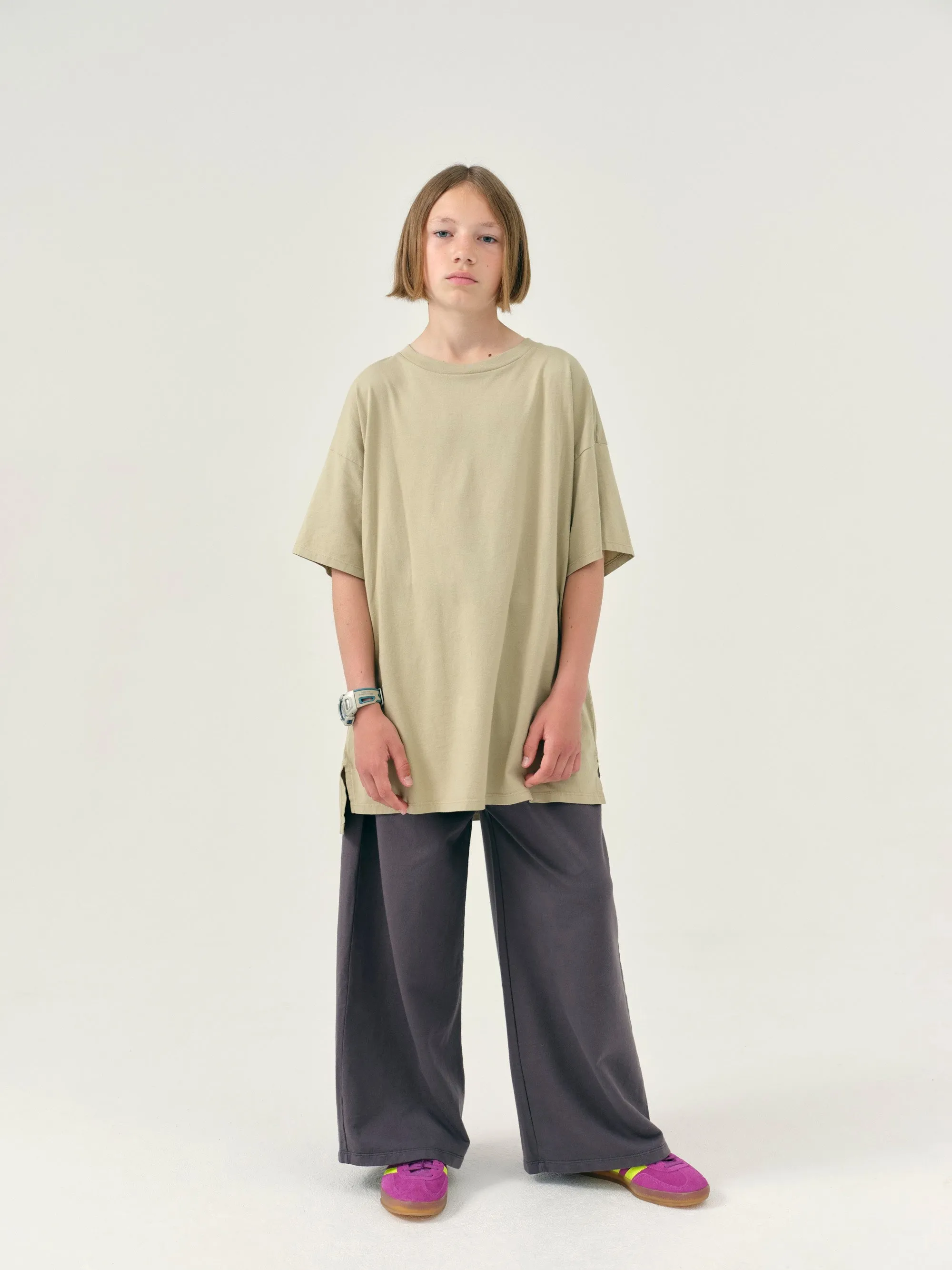 Pant Sweat Wide Plum Kitten