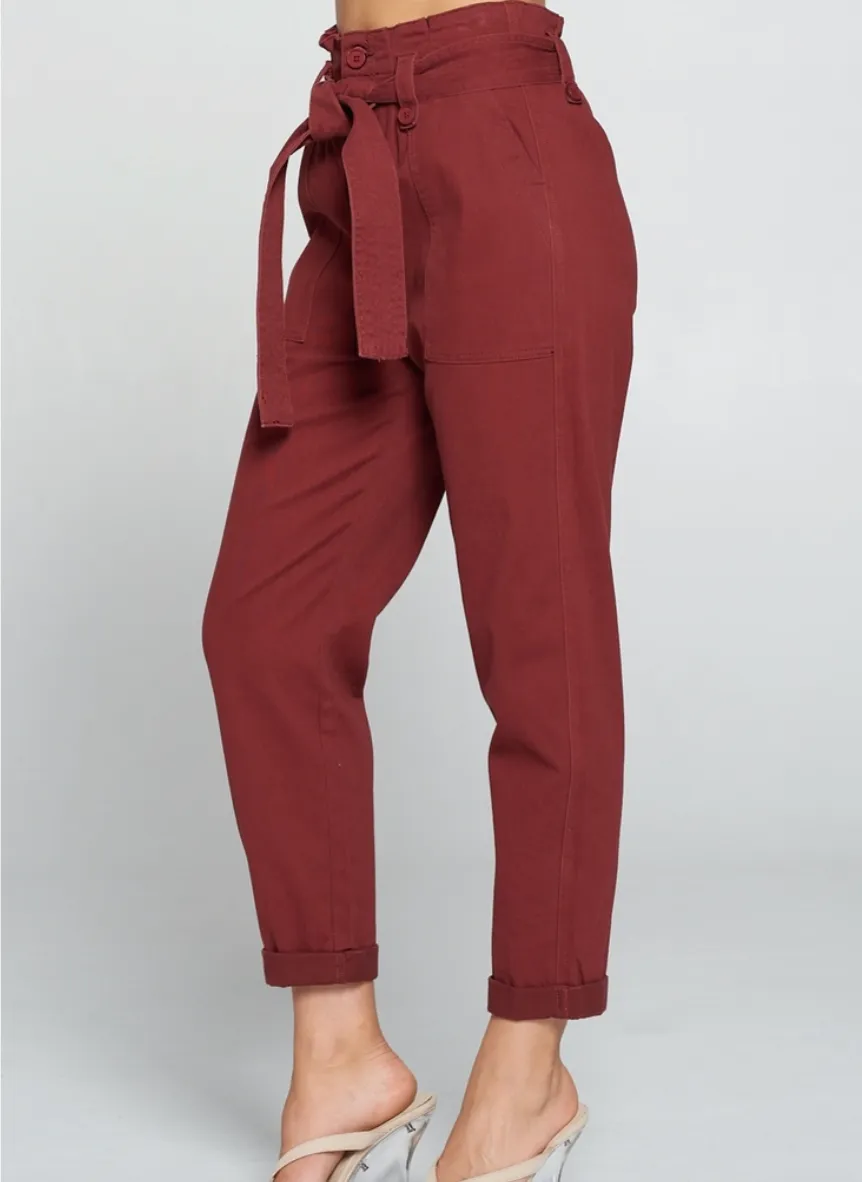 Paper Bag Relax Pants