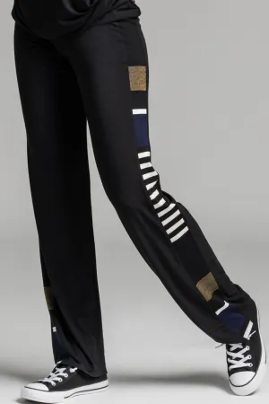 Paula Ryan Relaxed Side Stripe Lounge Pant - Cashmere Modal