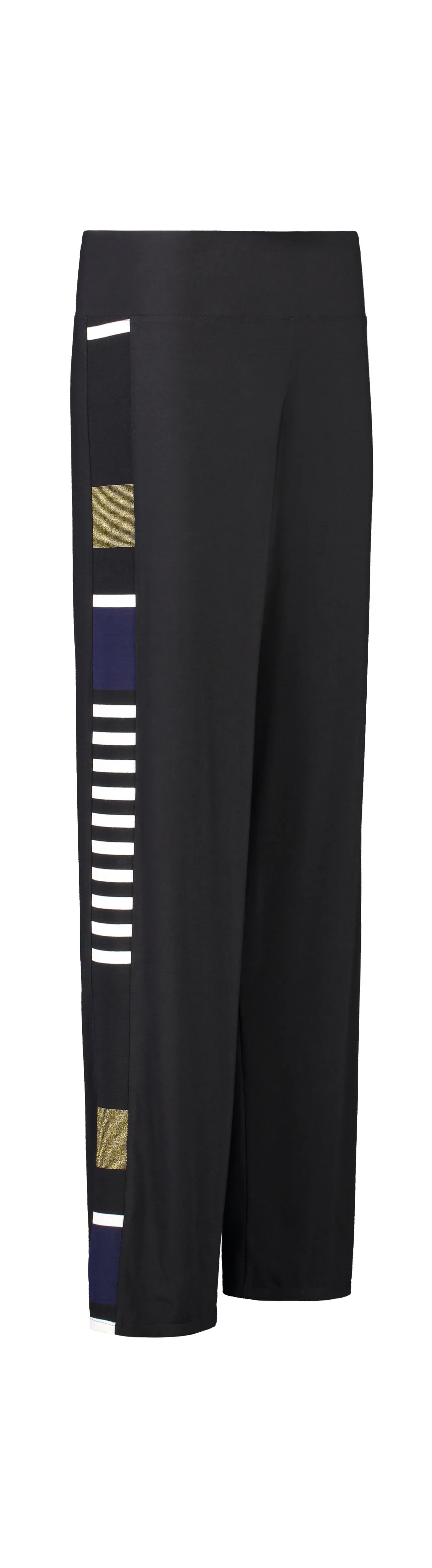 Paula Ryan Relaxed Side Stripe Lounge Pant - Cashmere Modal