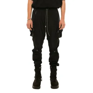 R-S UTILITY CARGO PANTS/SHORTS - BLACK