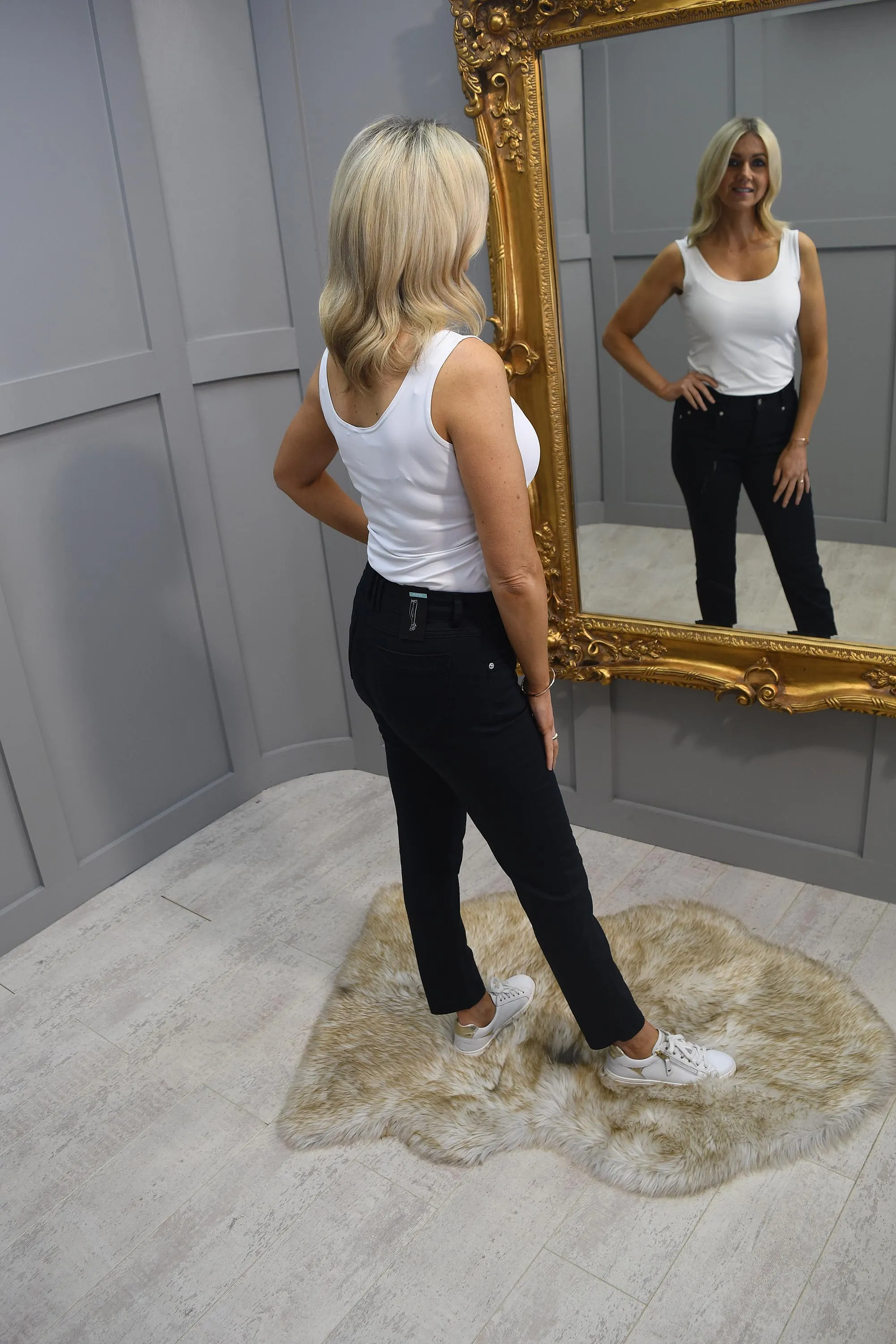 Robell Elena 09 Navy Stretch Jeans-53524 5527 69