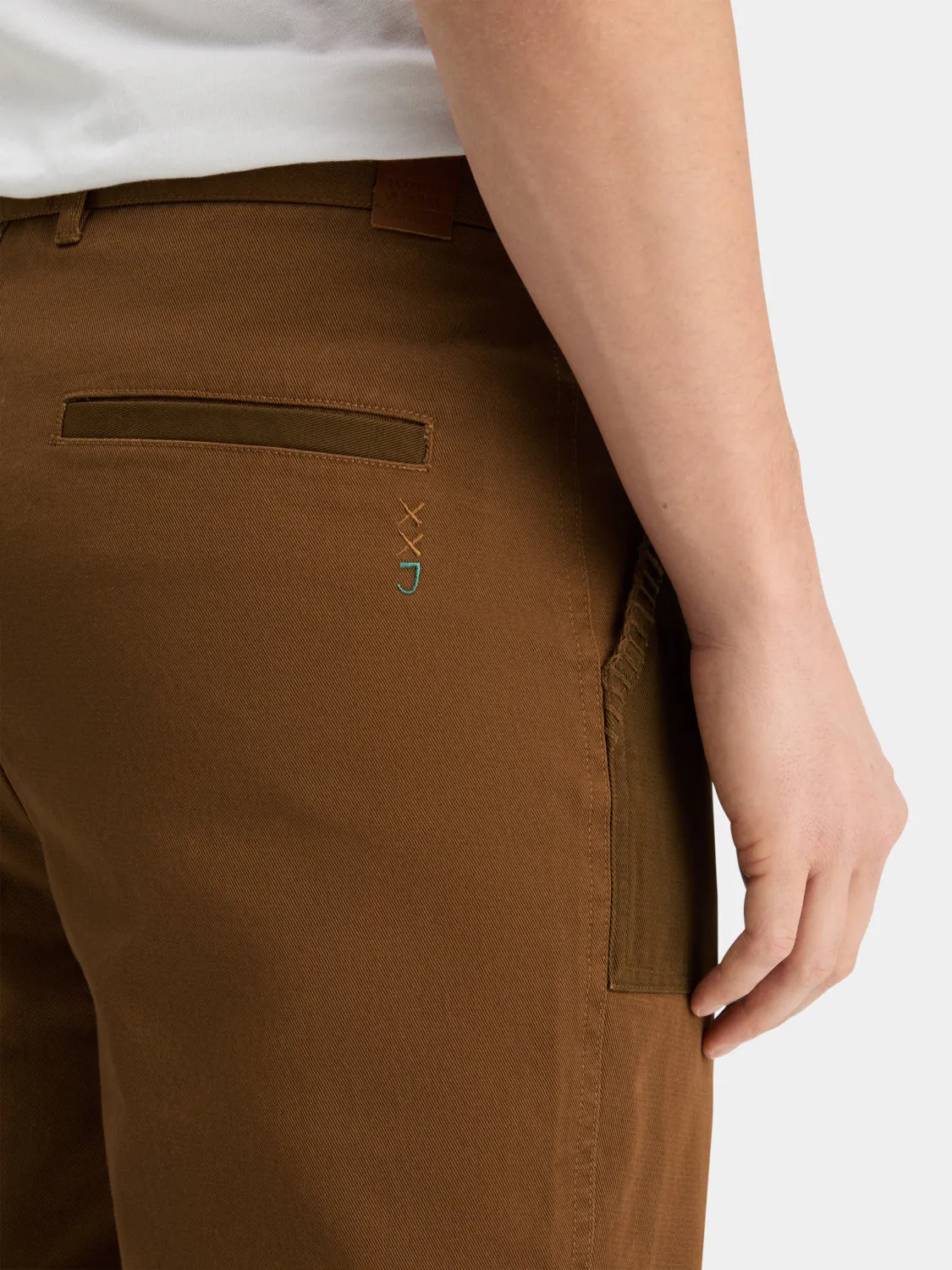 Scotch Soda x Joe Jonas straight-fit twill chino