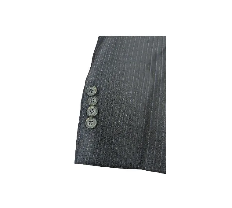 Sean John Peak Lapel Pin Stripe Suit