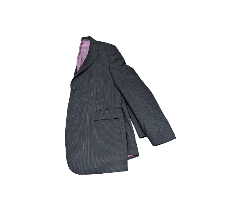 Sean John Peak Lapel Pin Stripe Suit
