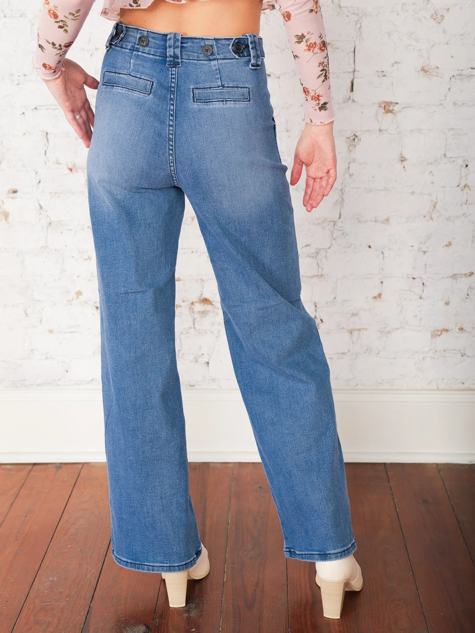 Shape Up Wide Leg Jeans
