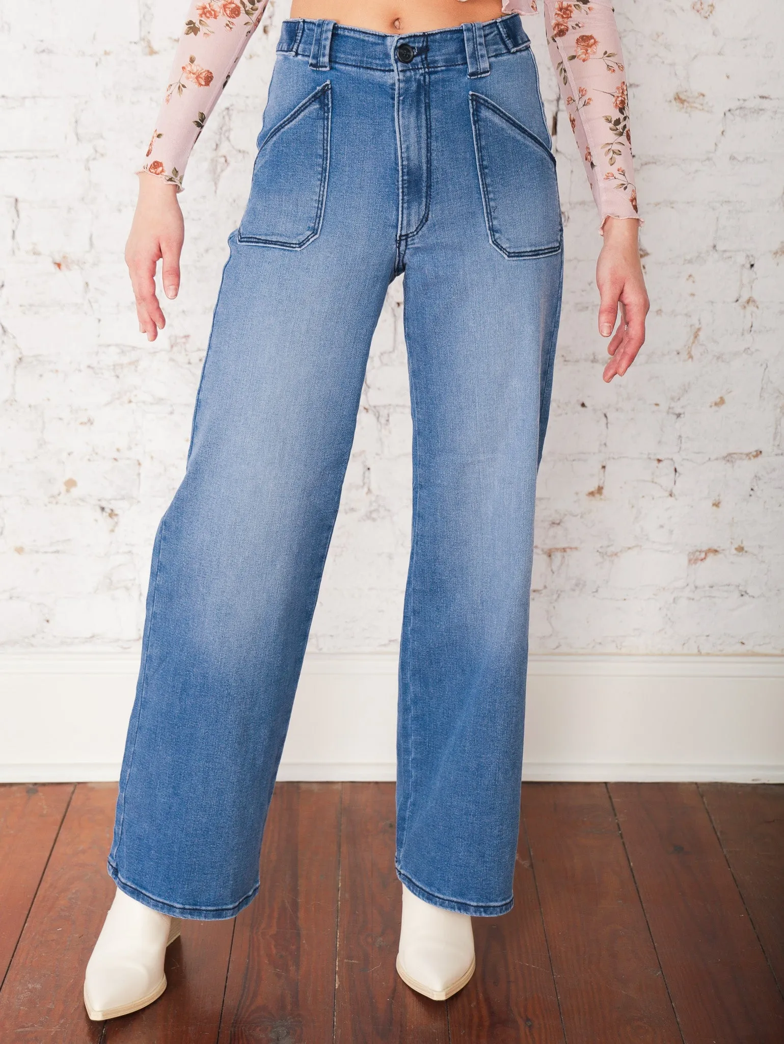 Shape Up Wide Leg Jeans