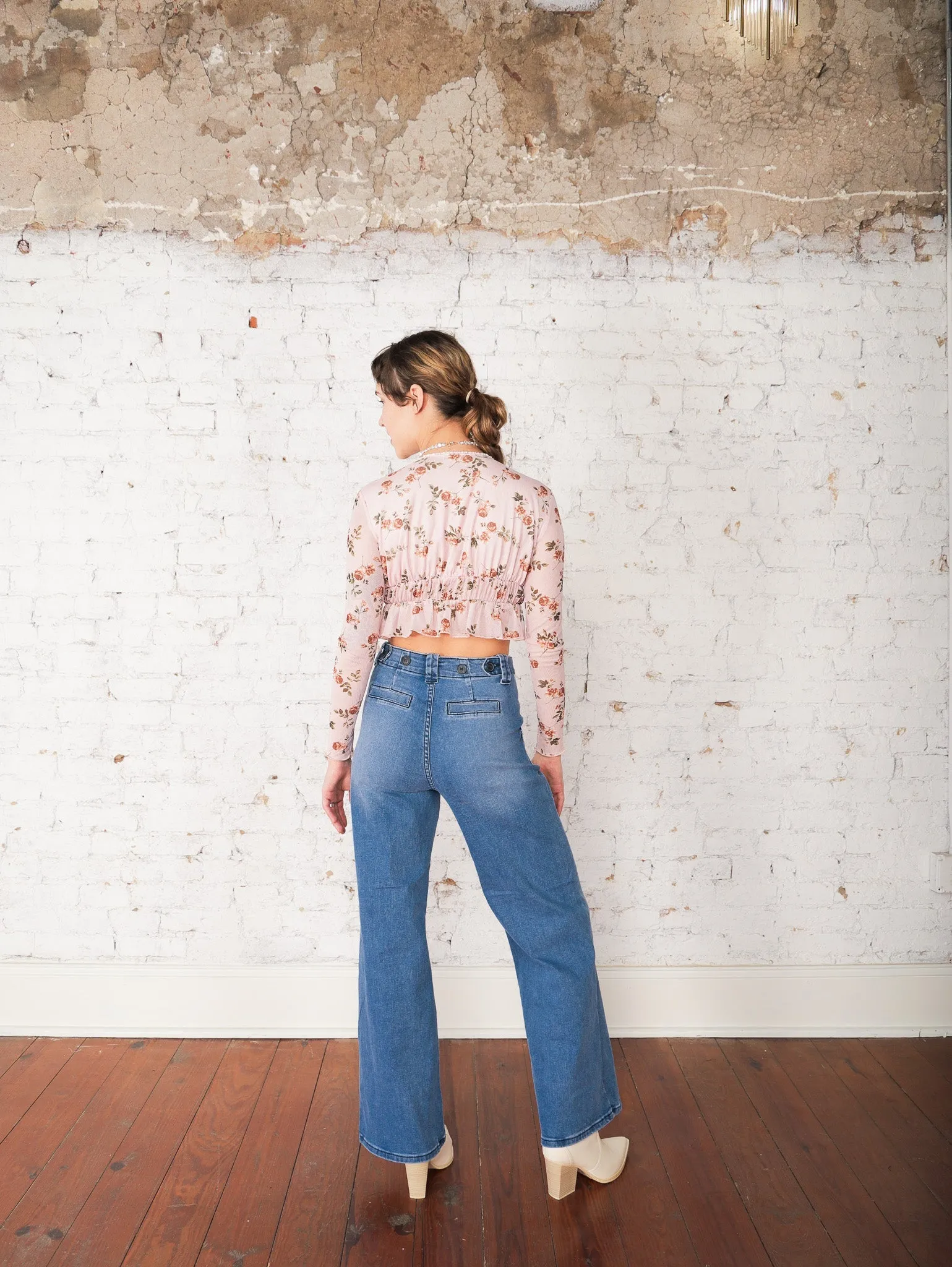 Shape Up Wide Leg Jeans