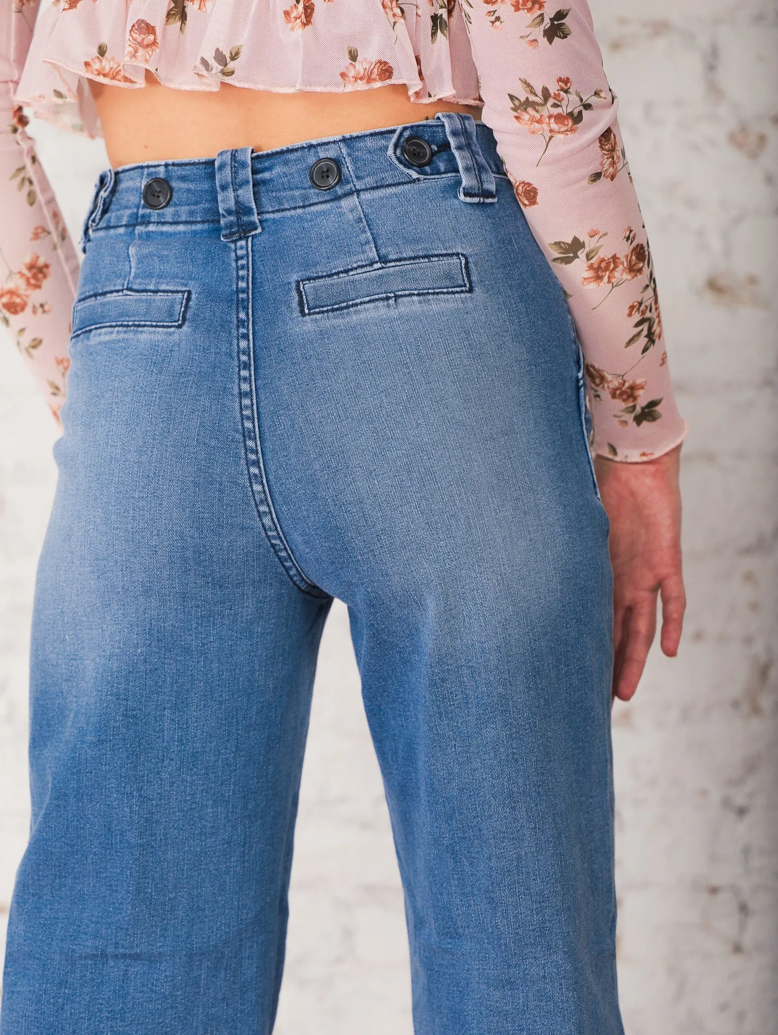 Shape Up Wide Leg Jeans