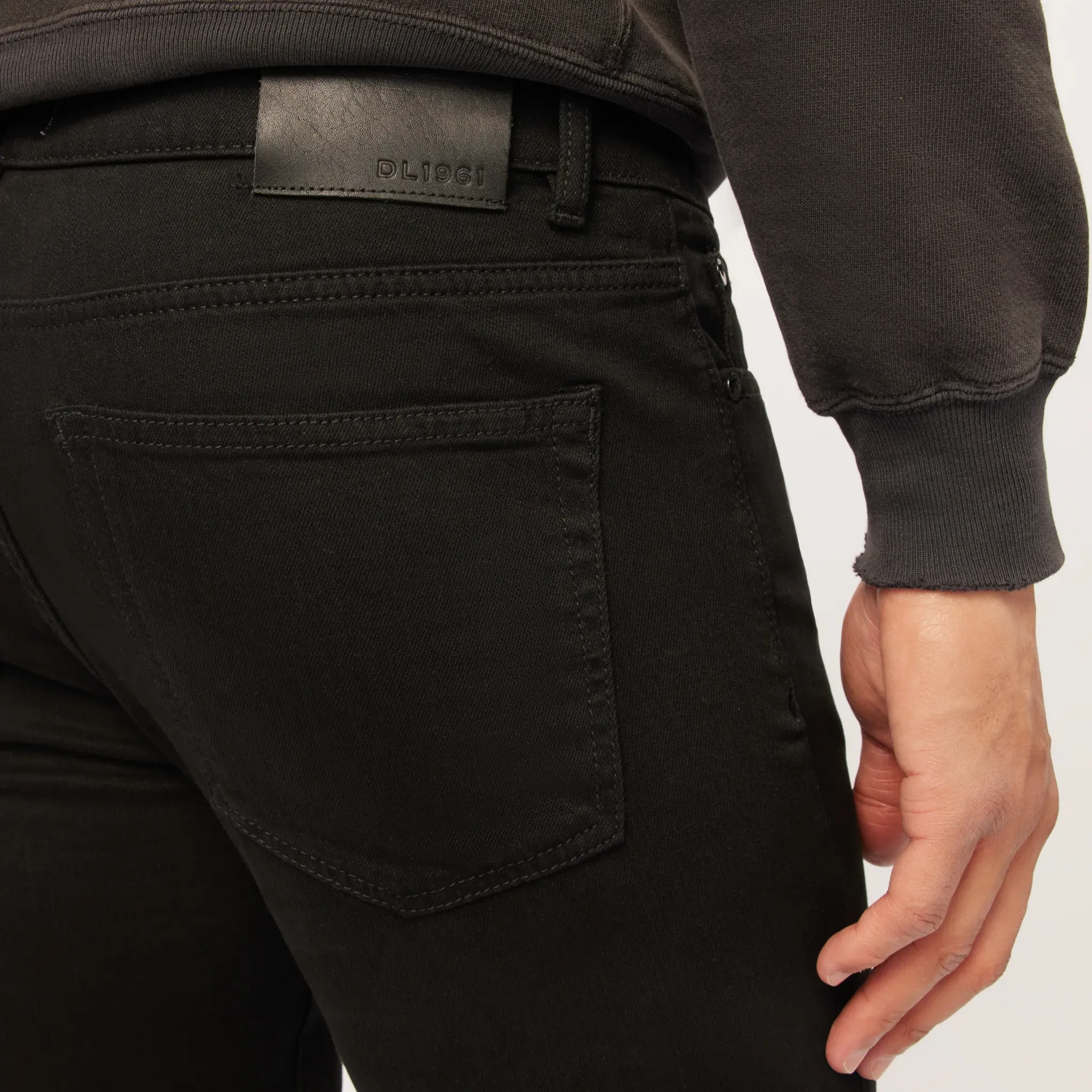 Slim Fit Streamlined Denim - Black