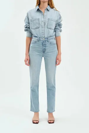 smarty pants high rise straight - dew drop