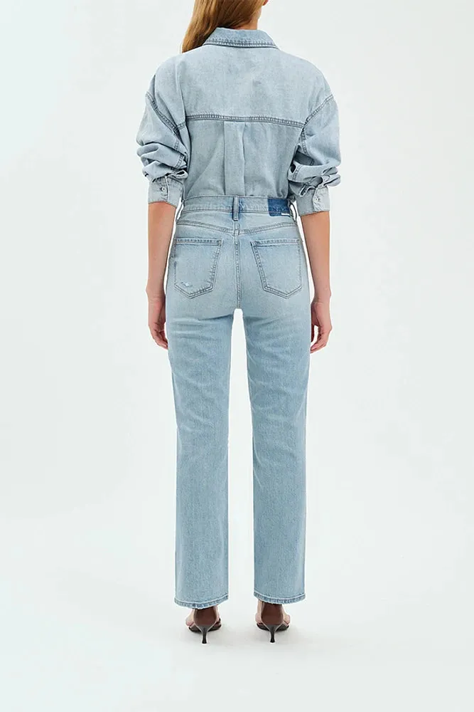smarty pants high rise straight - dew drop