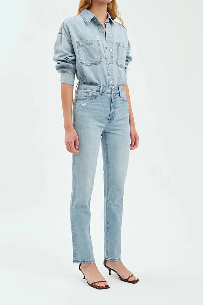 smarty pants high rise straight - dew drop