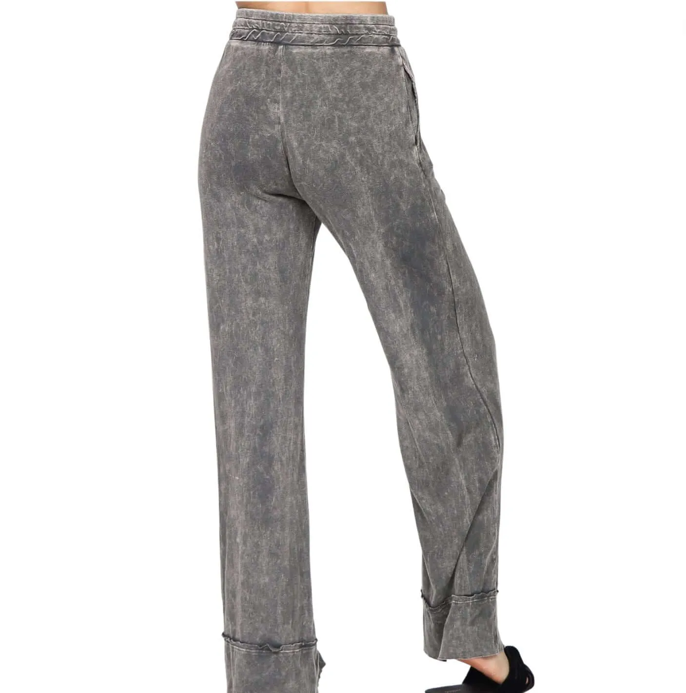 Soft Mineral Washed Relaxed Fit Pants