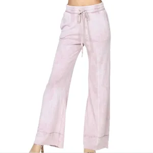Soft Mineral Washed Relaxed Fit Pants