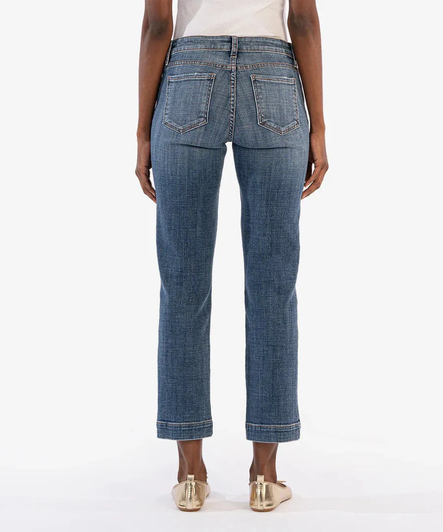 Stevie Mid Rise Straight Jean