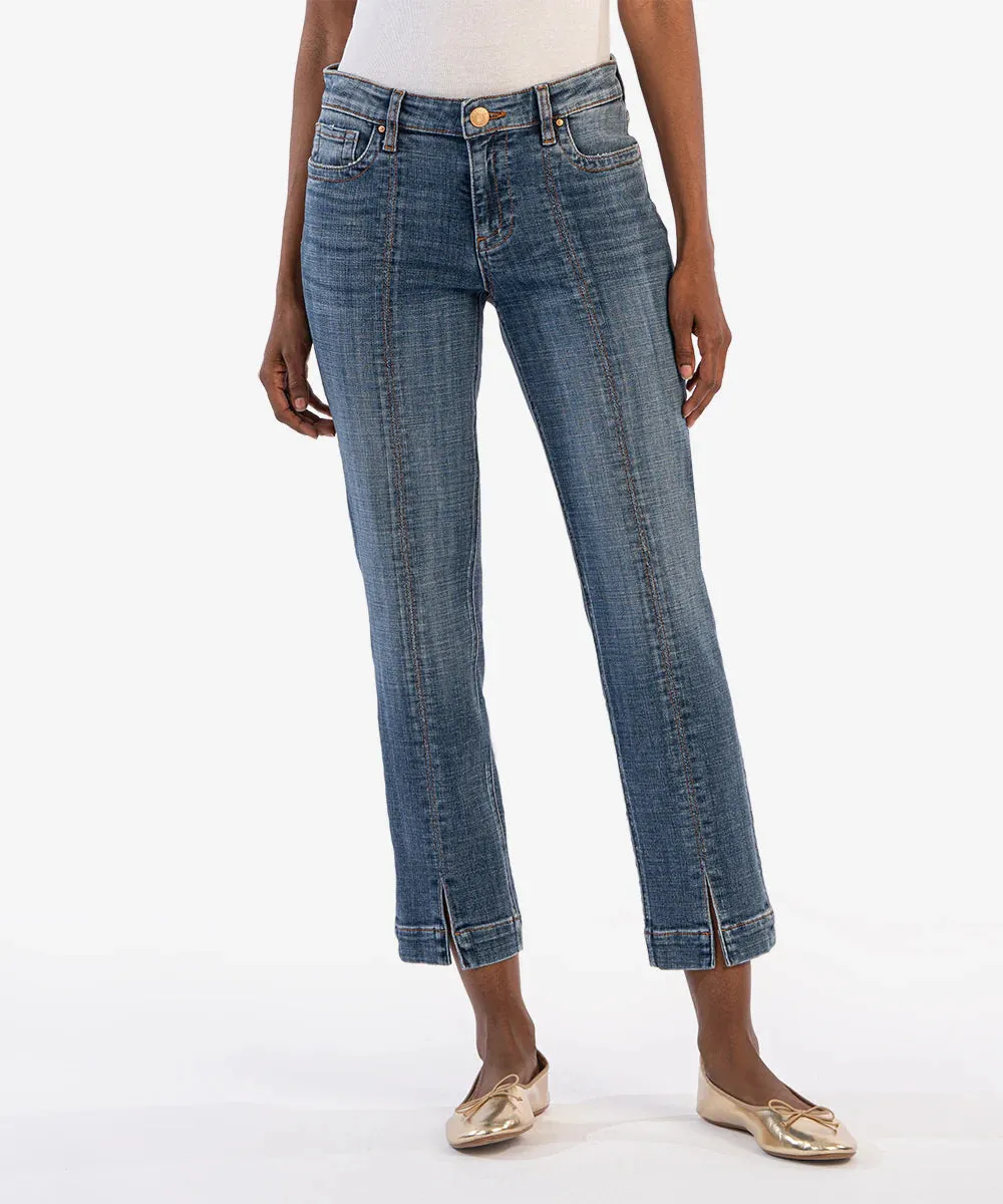 Stevie Mid Rise Straight Jean