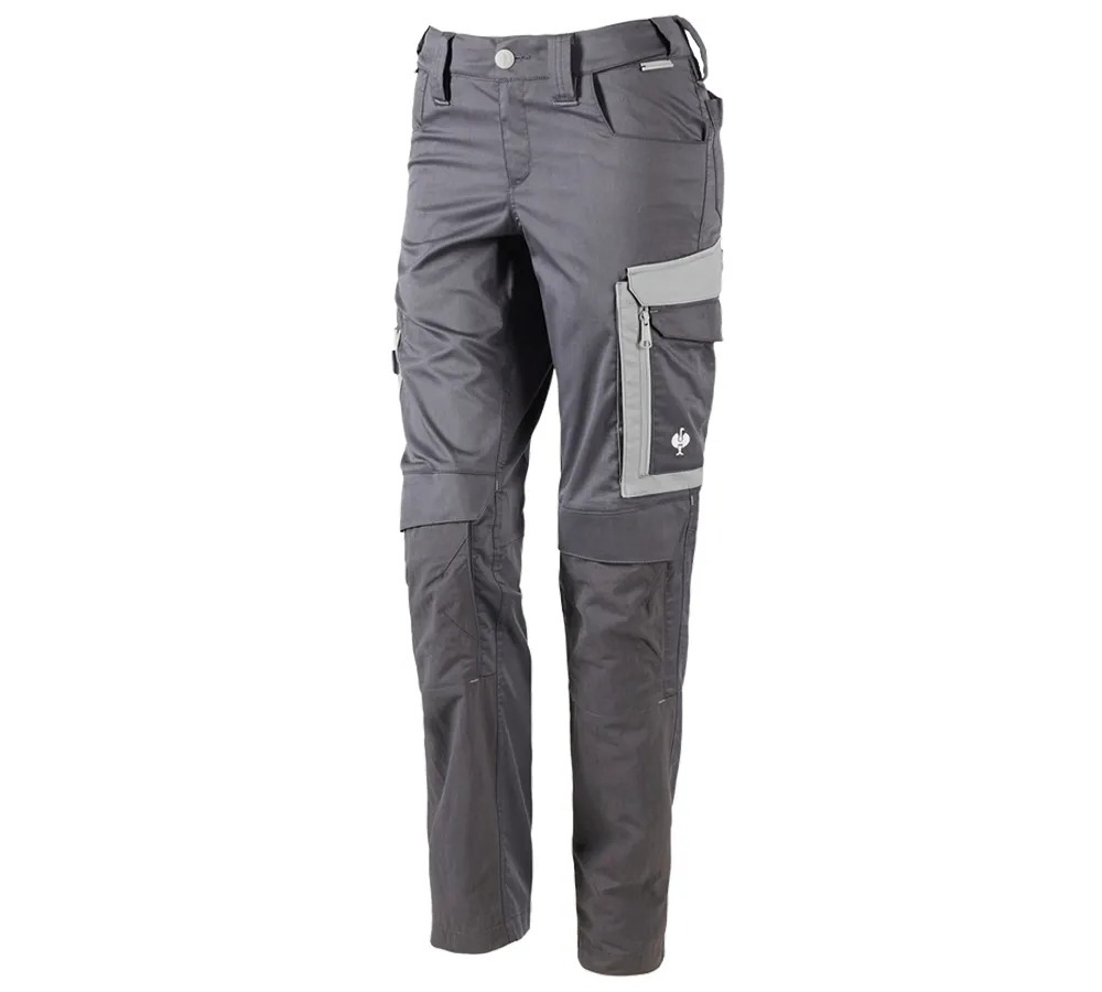 Trousers e.s.concrete light, ladies'