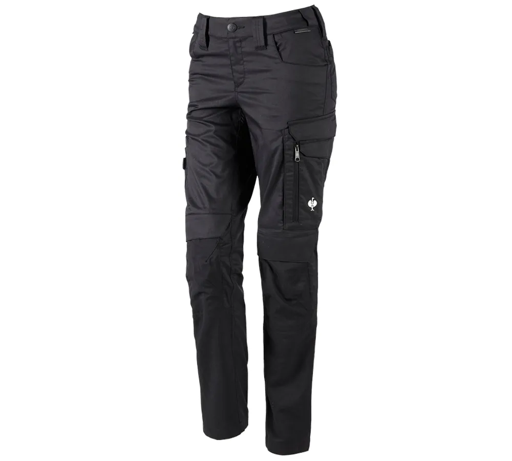 Trousers e.s.concrete light, ladies'