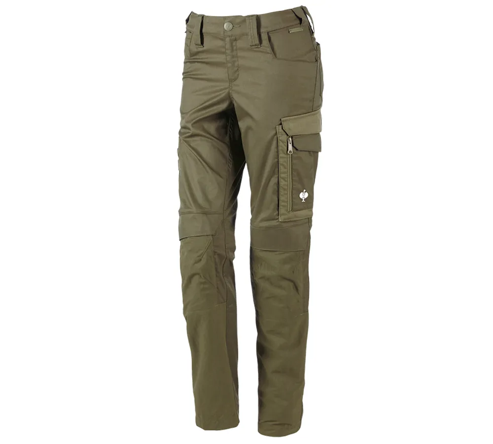 Trousers e.s.concrete light, ladies'
