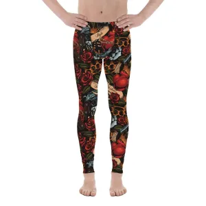 Vintage Tattoos Men's Leggings