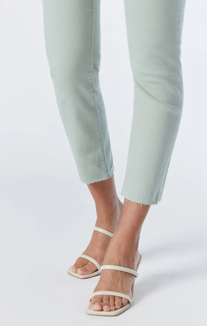 VIOLA STRAIGHT LEG JEANS IN ICEBERG GREEN LA VINTAGE