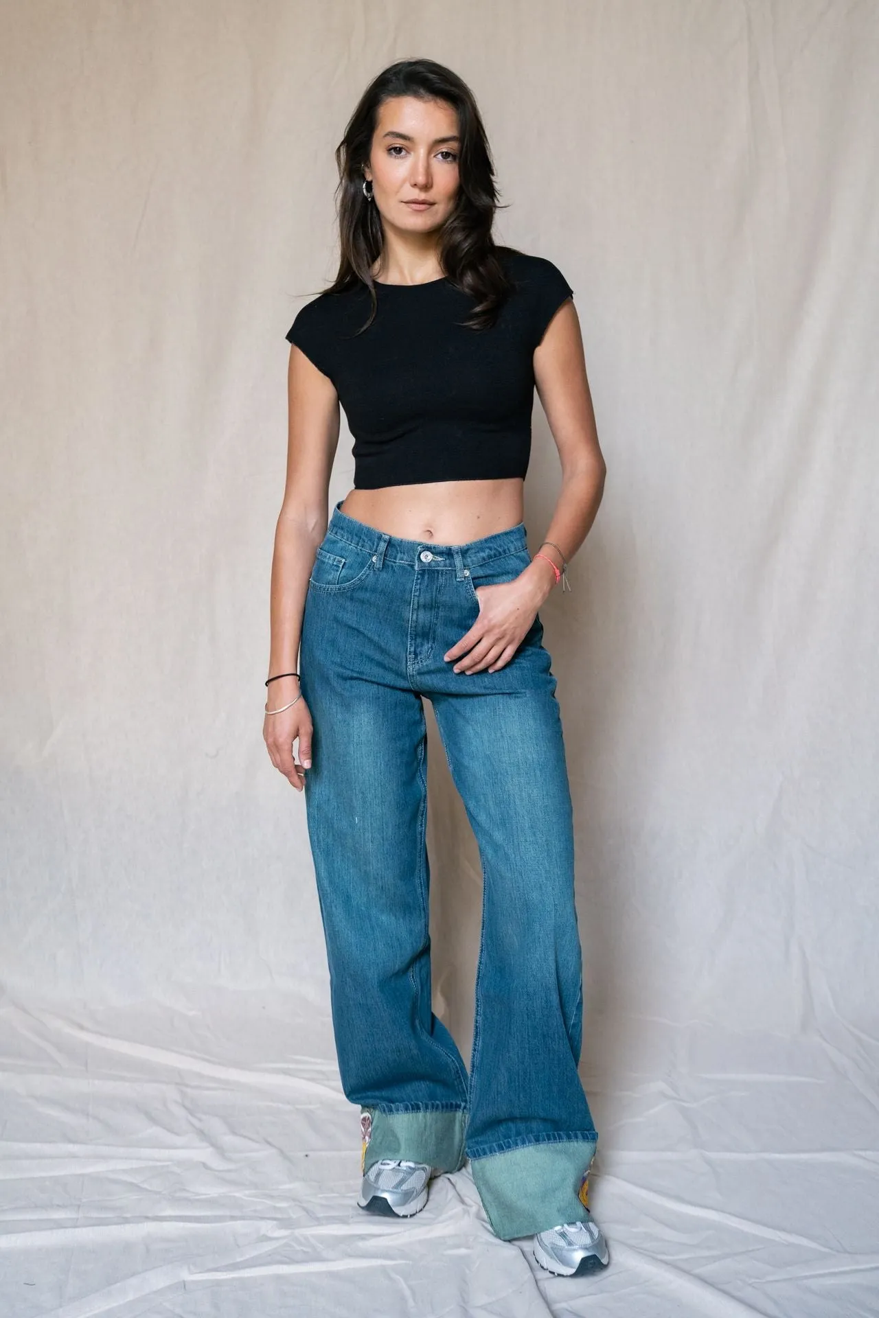 Wildflower Dazzle Denim Pants
