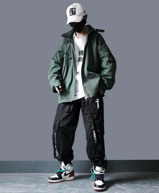 WLS "Mechanical style" Multi-Pocket Cargo Pants
