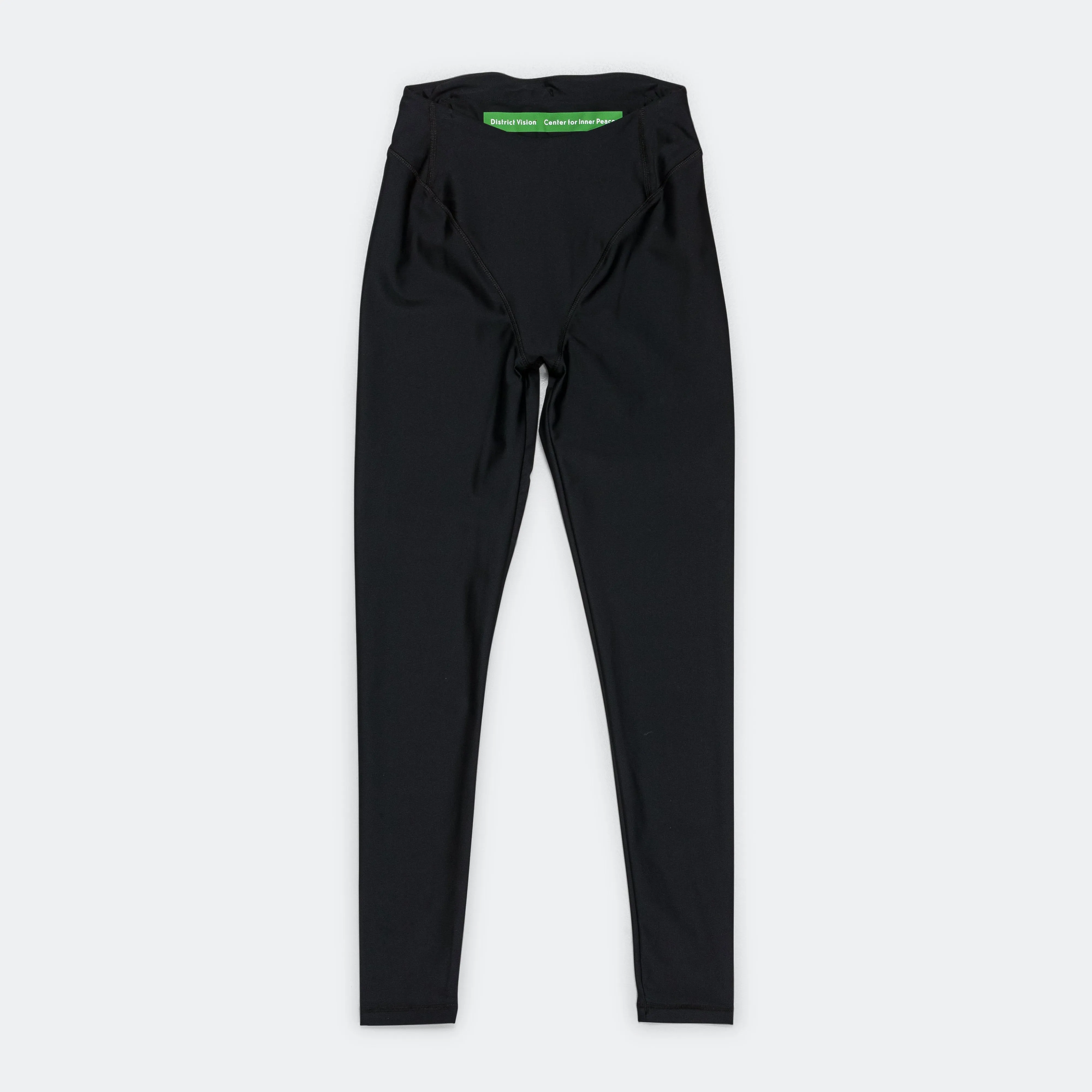 Womens Recycled Pocket Full Length Tights - Black