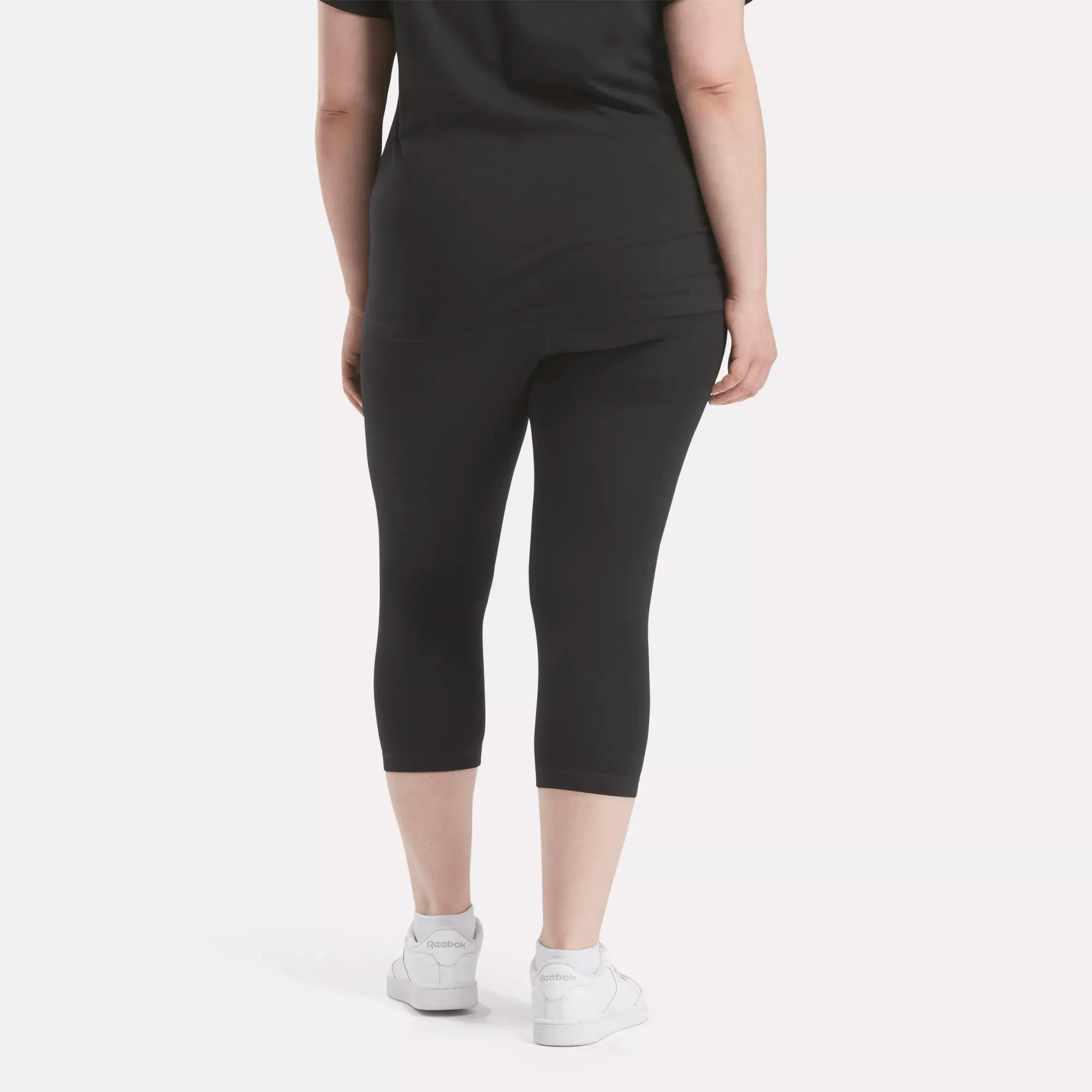 Women's Reebok Identity Small Logo Cotton Leggings (Plus Size)
