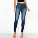 Women's Repreve High Rise Skinny 5-Pocket Push Up Light Denim Jeans_0